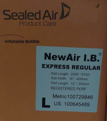 Sealed Air Newair I.B. Nano Bubble Roll Uninflated Film 16″ Width 2000′ Length