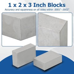 Hardened Steel 1x2x3 Inch Block – Precision Machinist Tool
