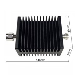100W RF Coaxial Attenuator N Male to Female 3.0GHz 50 Ohm 1dB-60dB Rectangle