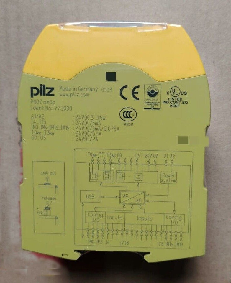 One New 772000 PILZ PNOZ mm0p 772000 Safety Relay