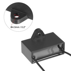 2pack Ceiling Fan Capacitor CBB61 4.5uF 350V AC 2 Wires Metallized Polypropylene
