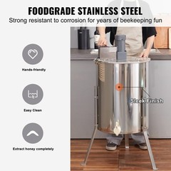 Electric Honey Extractor Beekeeping Equipment 4/8 Frames Stainless Steel