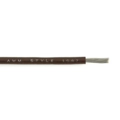 Anixter UL1007-16/26-19 Hookup Wire, 16AWG, 26/30 TC, 105C 300V, 500′, Brown/Wht