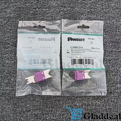 For Panduit Giga TX Cat6 jack Purple CJ688TGVL BOX OF 50. Free shipping！