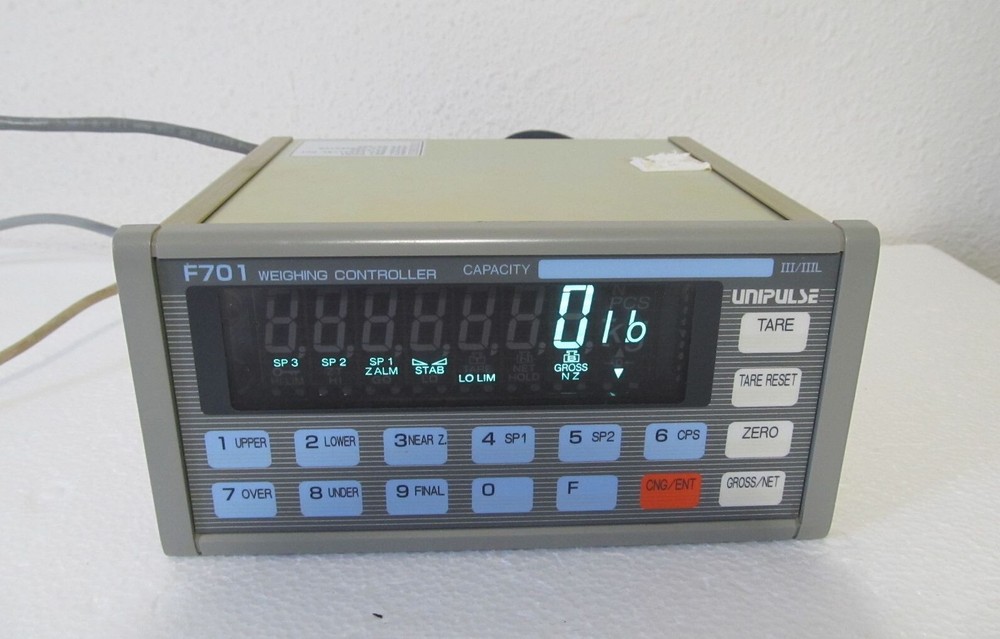 UNIPULSE F701 Weighing Indicator Controller Display Keypad 120V – USA SELLER
