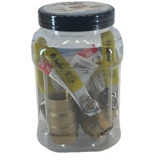 4 ProLine Series 3/4 in. Brass FPT Full Port Ball Valve 107-814J4 FIP x FIP