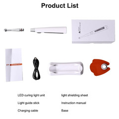 NEW Dental Cordless LED Light Cure Lamp Metal Head 1S LED Curing Light 4 Modes