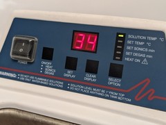 Branson 1510R-DTH Bransonic ultrasonic cleaner heated digital benchtop