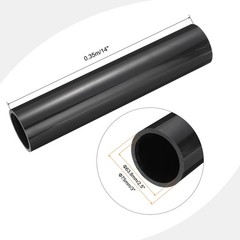 Rigid Round Pipe 63.8mm 2-1/2″ ID 75mm 3″ OD 350mm Dark Grey High Impact