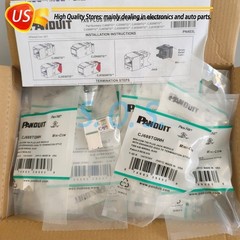 New For Panduit Category Cat 6 Jack RJ45 CJ688TGWH (50 JACKS) Color: WHITE Cat6