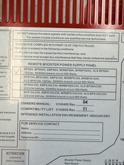 Edwards Signaling & Security Systems EBPS6A Remote Booster Power Supply 6.5A