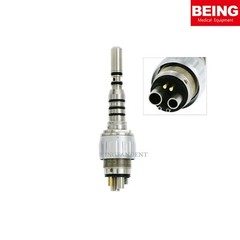 US BEING NSK KAVO Fit Dental LED Fiber Optic High Speed Coupling Adapter 4/6Hole