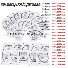 1-10 Pack Dental Orthodontic Niti Thermal Activated Round/Rectangular Arch Wire