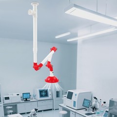 Laboratory Exhaust Vent, Extractor Fume Hood with Expanded Hood Opening