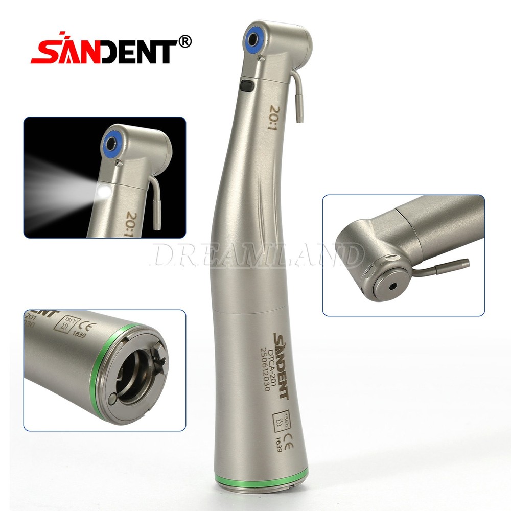 Dental 8:1 1:5 4:1 16:1 NO-LED/LED Fiber Optic Contra Angle Handpiece For NSK
