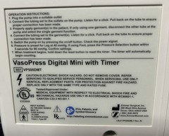 VASOPRESS 🔥 DIGITAL MINI SCD DVT PUMP COMPRESSION ZIMMER BIOMET CTC SUPREME