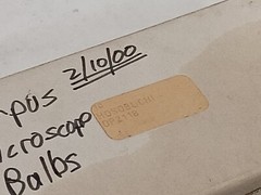 Olympus OP-2118 Microscope Bulb HOSOBUCHI 6Volt, 30 Watt original box as shown