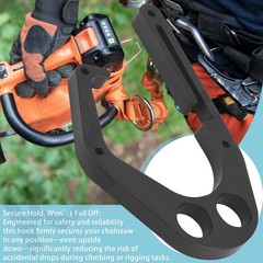ALUMINUM TREE CLIMBING HOOK FOR SHEMBINER XL – ONE-HAND OPERATION W
