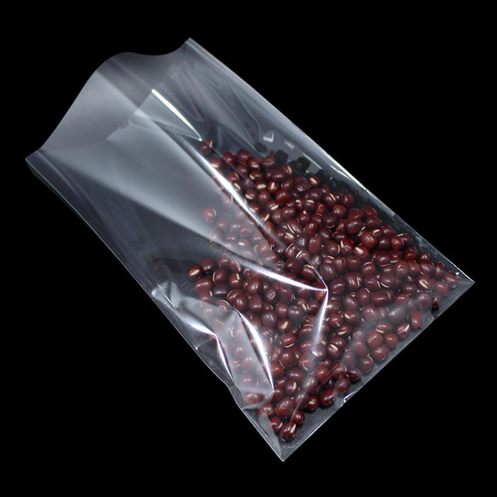 100 Plastic Clear Packing Tee Shirt Bags 1.25 Mil Lay Flat Open Top Poly Bags