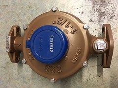 Hersey 2” 572 Water Meter Direct Reading NSF61 Gallons With Flange Kit
