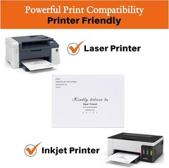 White 5.25×7.25 Envelopes 100 Pack Perfect for Events and Invitations