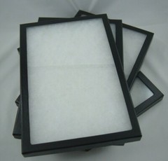 4-8X12 X 7-8 ” display black Riker Mount showcase collectors frames made in USA