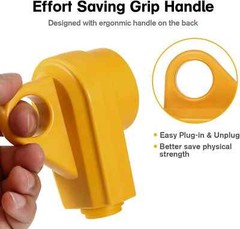 30 Amp RV Plug Male and Female Plug Set Yellow Camper Plug Electrical 125V