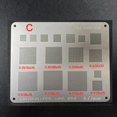 1/3Pcs High Quality Universal BGA Reballing Stencil Square Hole Direct Heating B