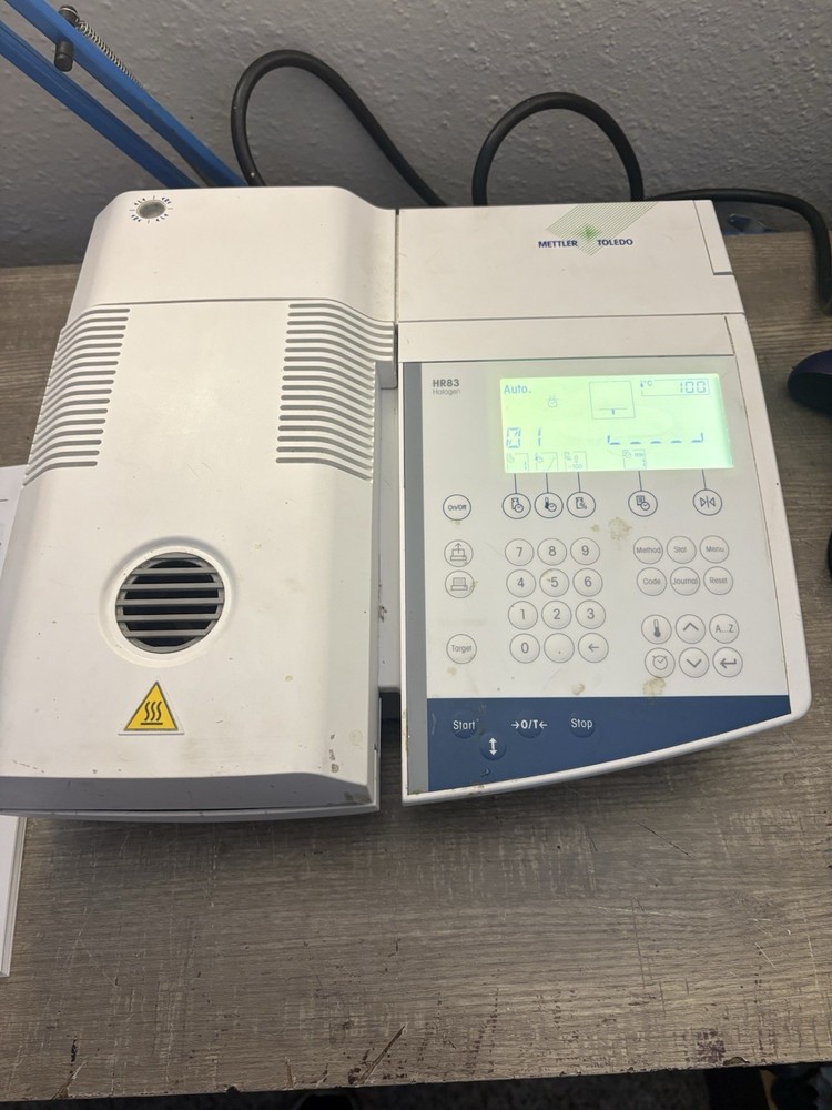 Mettler Toledo HR83 Halogen Moisture Analyzer Sample Heater