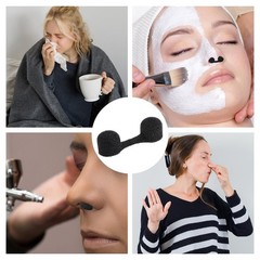 100 Pieces Nose Plug Filter Disposable Nose Dust Filters Nostril Filters Spray
