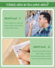 Transparency Sheets for Inkjet Printer Clear Acetate Film 8.5×11 Overhead Paper