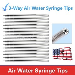250 Air Water Spray Dental 3 Way Syringe Tips For 3 Way Tube Nozzles Tips /Tube