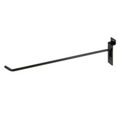 Slatwall Hooks: 1″, 2″, 4″, 6″, 8″, 10″, 12″ – Black, White, Chrome – FREE SHIP!