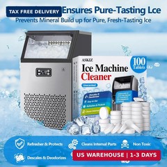100 Pack Ice Machine Cleaner Descaler Tablets-Ice Maker Cleaner Compatible with