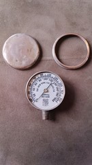 ASHCROFT 200 PSI Pressure Gauge Brass Vintage 3″ Diameter Antique 1900s