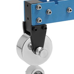 12in Benchtop English Wheel Blue w/ 3 Lower Wheels Professional & Heavy Duty