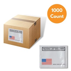 4.5″ x 5.5″ Panel Face Packing List Enclosed Envelopes Made in USA – 1000 Pieces