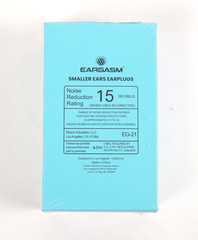 Eargasm Earplugs 15dB NRR For Smaller Ears EG-21 Transparent Color