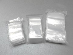 300 2Mil Clear Bags Assortment Reclosable Zip Seal Bags 3 Sizes 2×2 2×3 3×4 100@