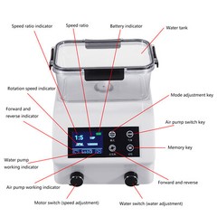 2in1 Dental LED Brushless Electric Micromotor Vector Control DC Motor System