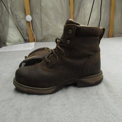 Ariat Anthem Womens Work Boots 6B Brown Leather Waterproof Composite Toe Vietnam