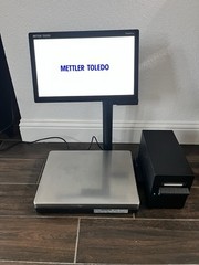 METTLER TOLEDO FreshWay C Scale Retail Scale LArge Touch Screen, Printer And Box