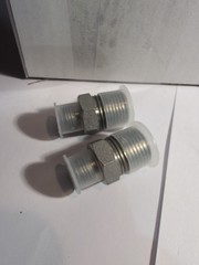 Lot Of (2) 1/2″ NPT X M16 Din Chinese Digger Adapter To American NPT New Item!