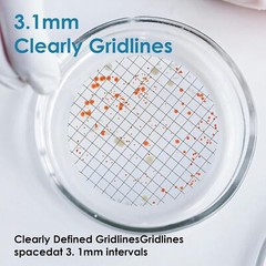MCE Gridded Membrane Filters, 47mm Diameter, 0.22 um 0.45 μm Pore Size, STERILE