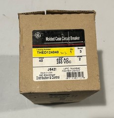 GE THED124040 breaker