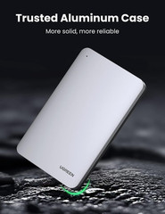 USB C Hard Drive Enclosure for 2.5 Inch SATA SSD HDD Aluminum USB C to SATA