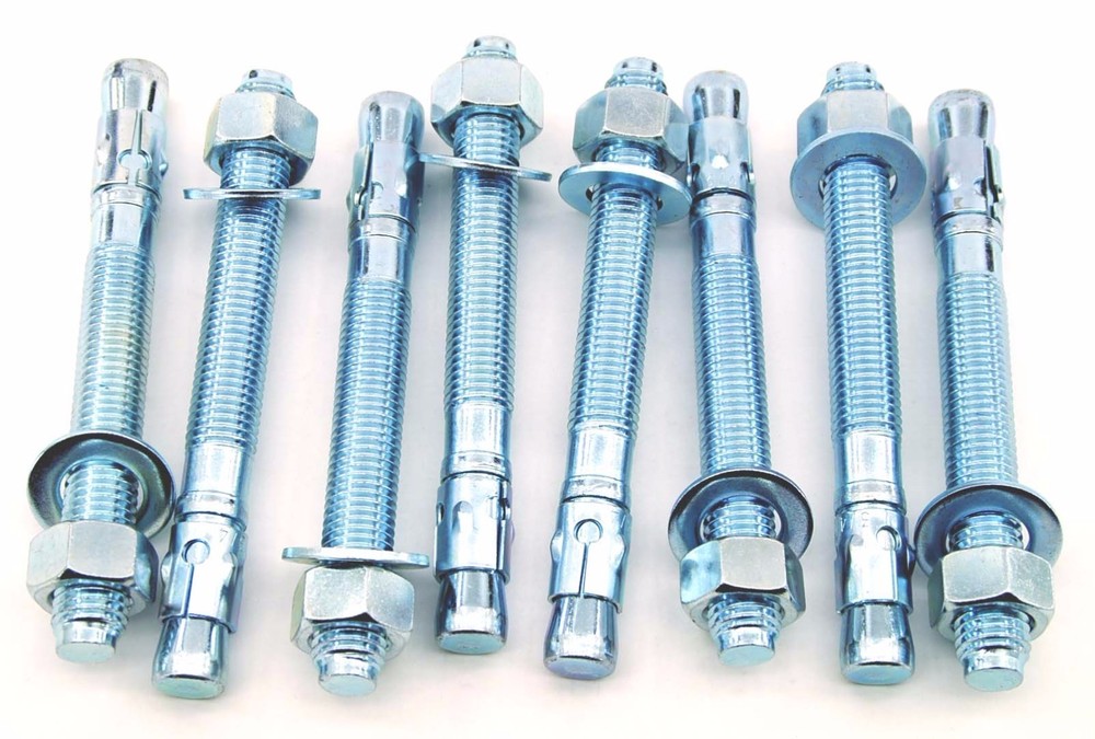 (8) Concrete Wedge Anchor Bolts 3/4 x 7 Includes Nuts & Washers