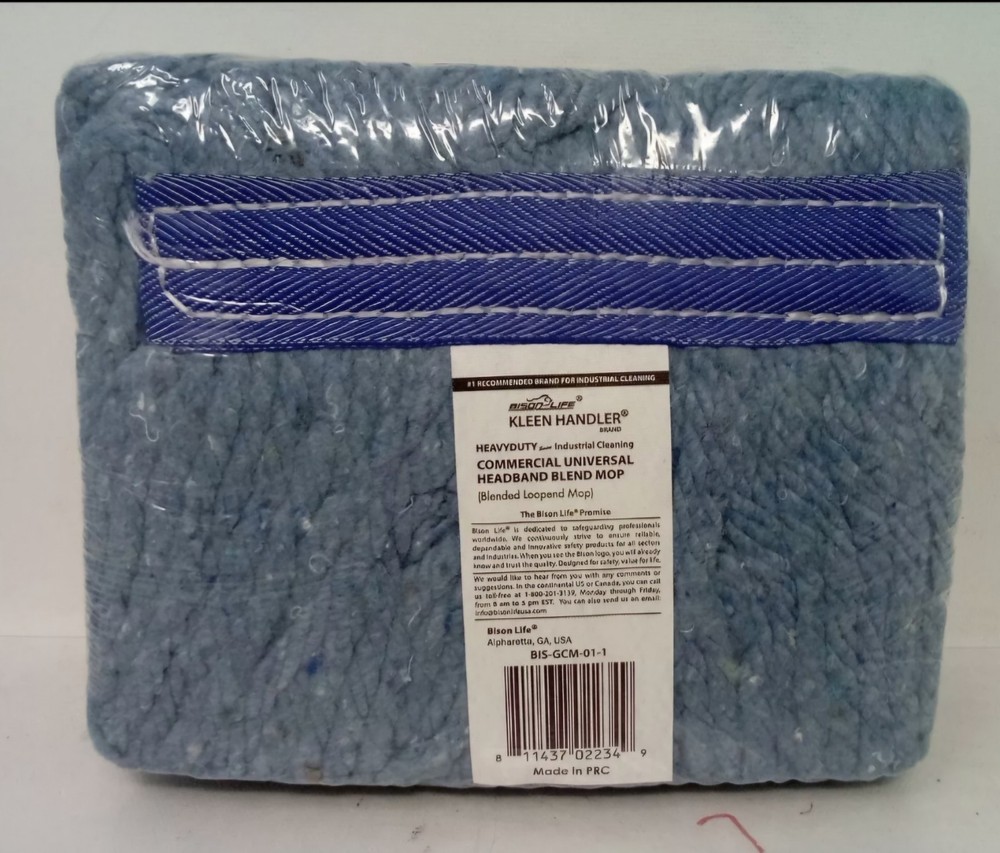 Bison Life KLEEN HANDLER Nano Microbial General Cleaning Mop – 2 Mops