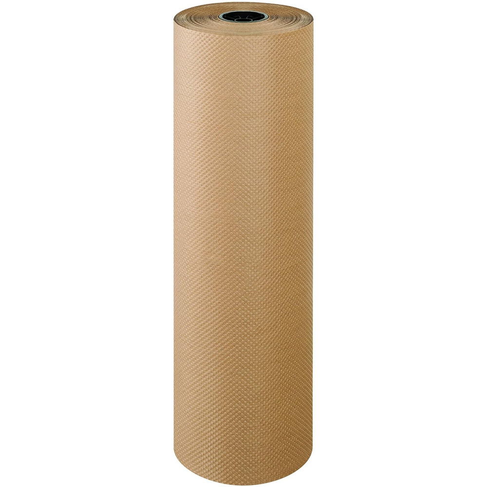 Indented Kraft Paper Roll, 60#, 36″ X 300′, Kraft, 100% Recycled Paper, Ideal fo