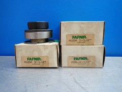 FAFNIR MUA 1 1/2 BEARINGS, MAX SPEED 3500 RPM, 3PCS 8130 LBS. DYNAMIC/4460 L